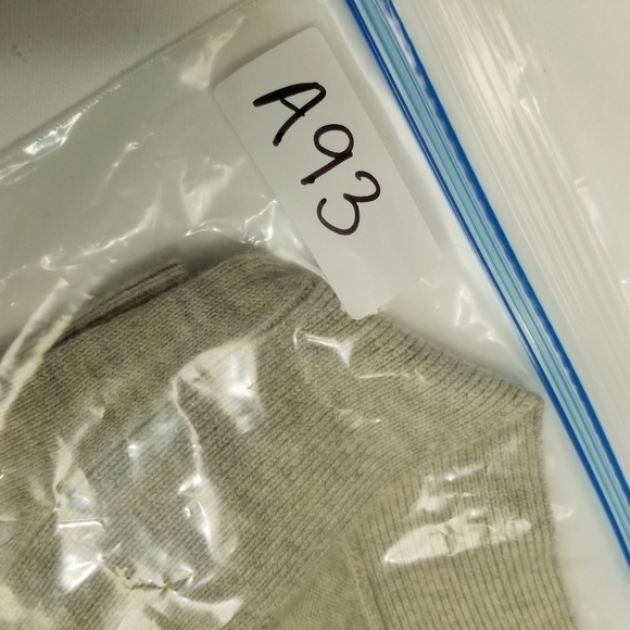 Gap V Neck Sweater Heathered Knit Tan tunic Wool Blend Oversized Size Medium - Picture 9 of 13